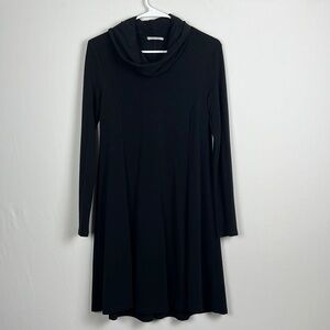 Lush Long Sleeve High Neck Dress